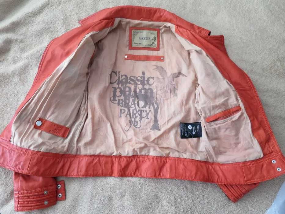 КЪСО БАЙКЪР ЯКЕ от естествена кожа - Oakwood