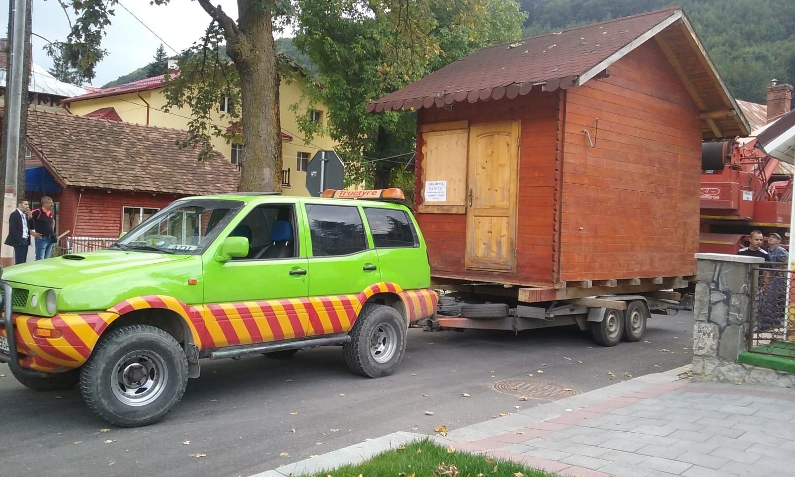 Transport auto non stop 4x4 lucrari cu excavator Prahovei sinaia bușt