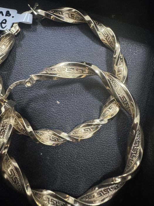 Златни обеци Versace