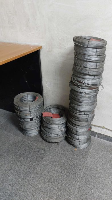 Стоманена проволка ф2мм, ф3мм, ф4мм, ф7мм, ф8мм