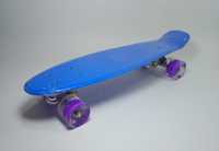 Сини светещи пениборди скейтборд penny board / пениборд