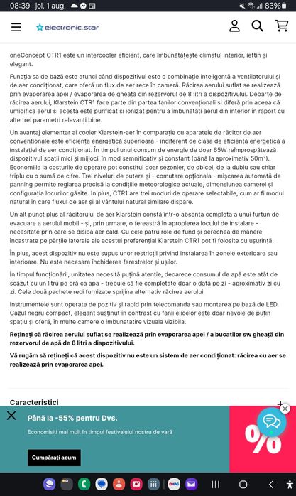 Racitor aer OneConcept