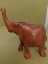 Elefant/CASA-ARTIZANAT-ROMANIA-din lemn sculptat/pictat-ANII '60-'70