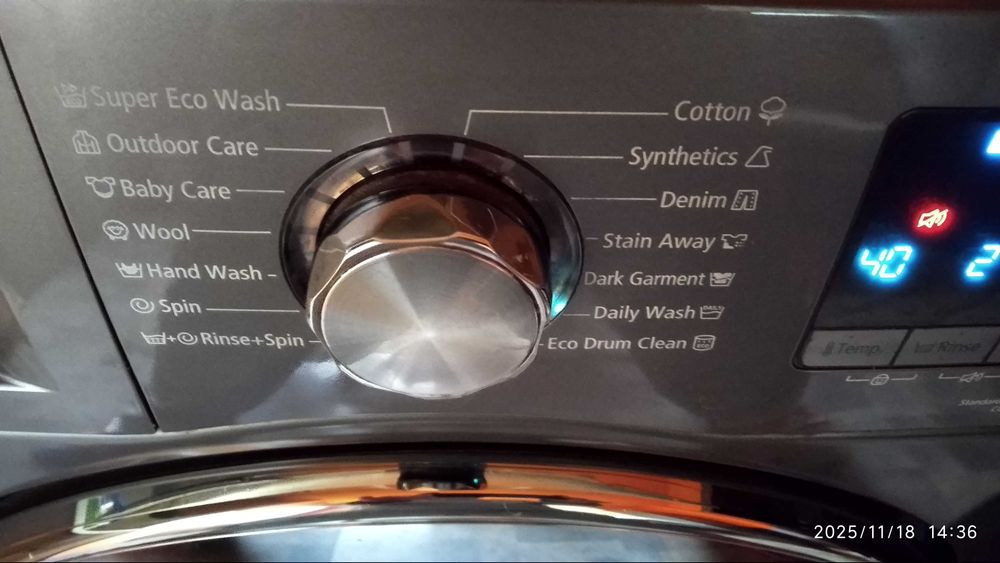 Пералня Samsung-изисква ремонт! Иначе всички програми работят!!