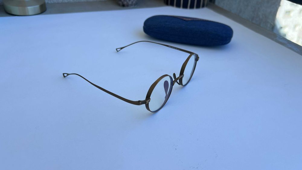 Rame ochelari din Titan - Rame rotunde culoare Bronz