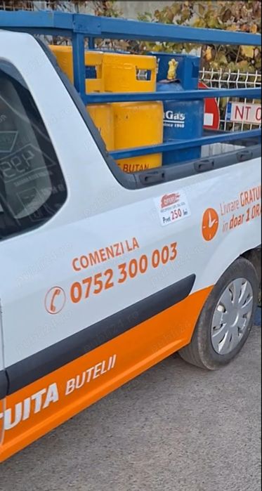 Livram butelii aragaz 11Kg si Propan 10Kg gratuit la domiciliu