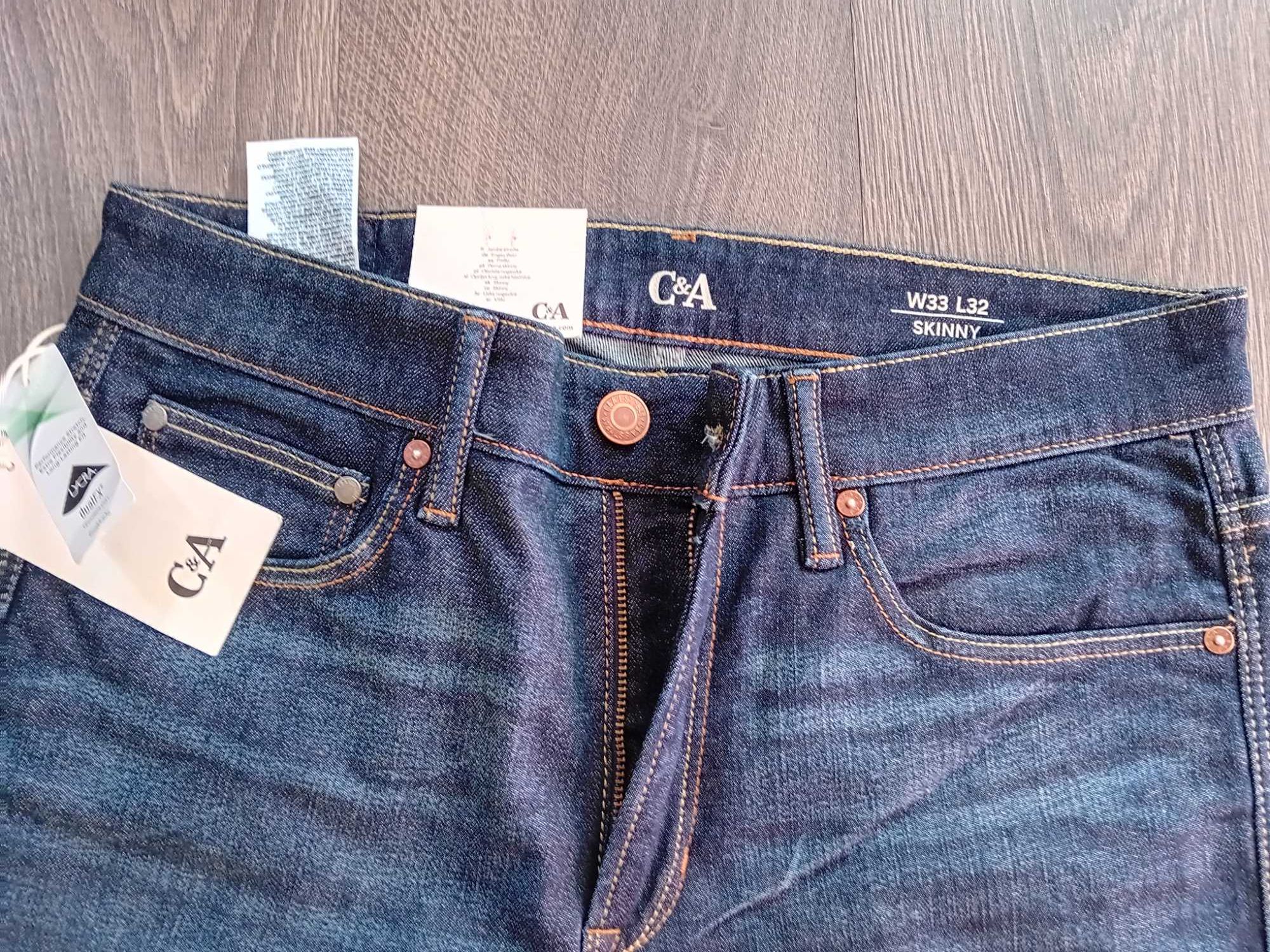 -80% намаление !!! Дънки Jeans C&A моделът е на Calvin Klein