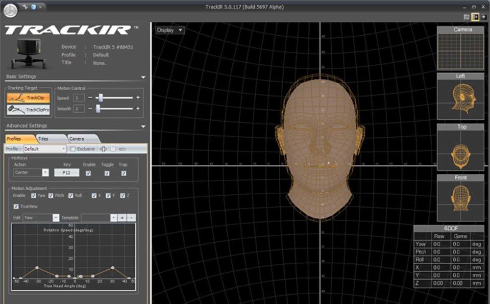 TrackIR 5 Head Tracking System – 6DOF USB за игри