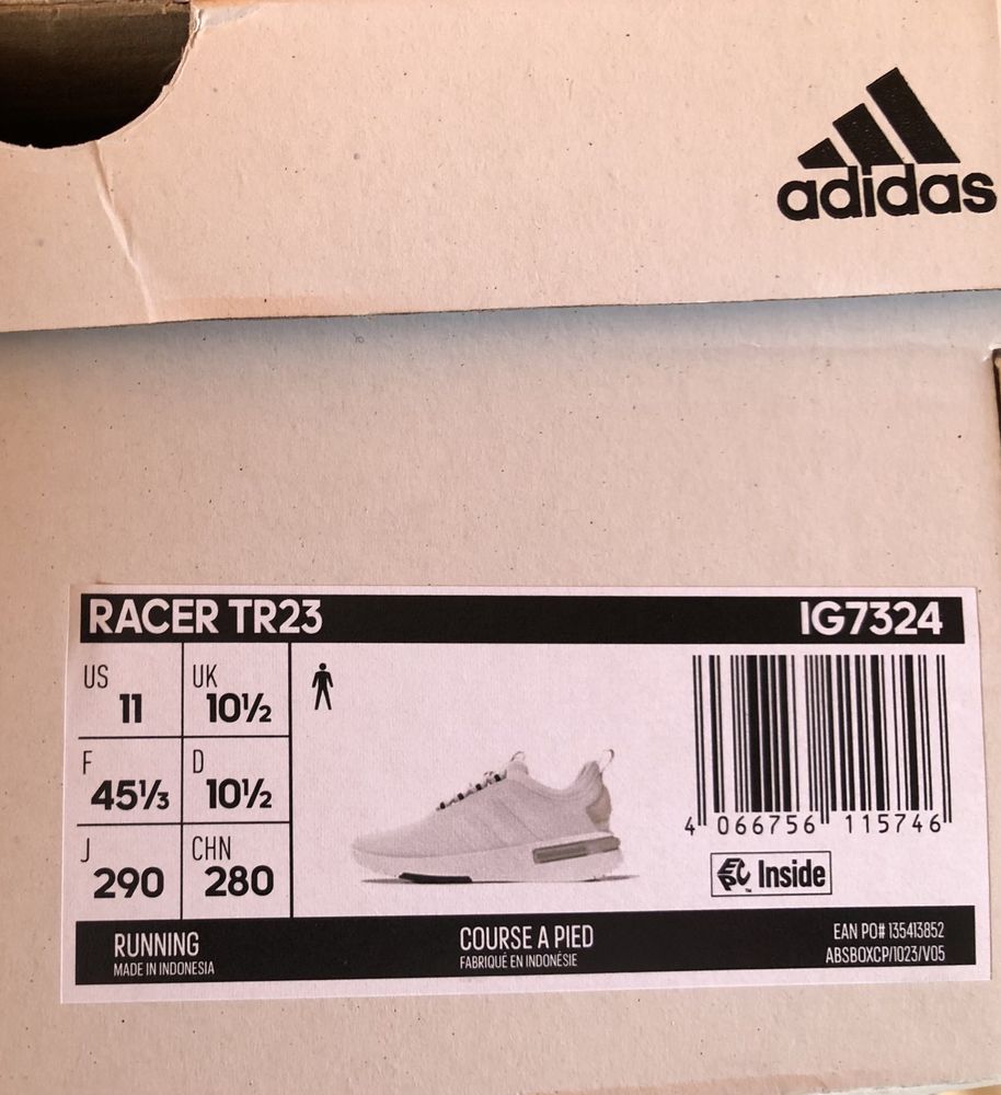 Adidas Racer TR23 ОРИГИНАЛНИ мъжки маратонки - 45/29см