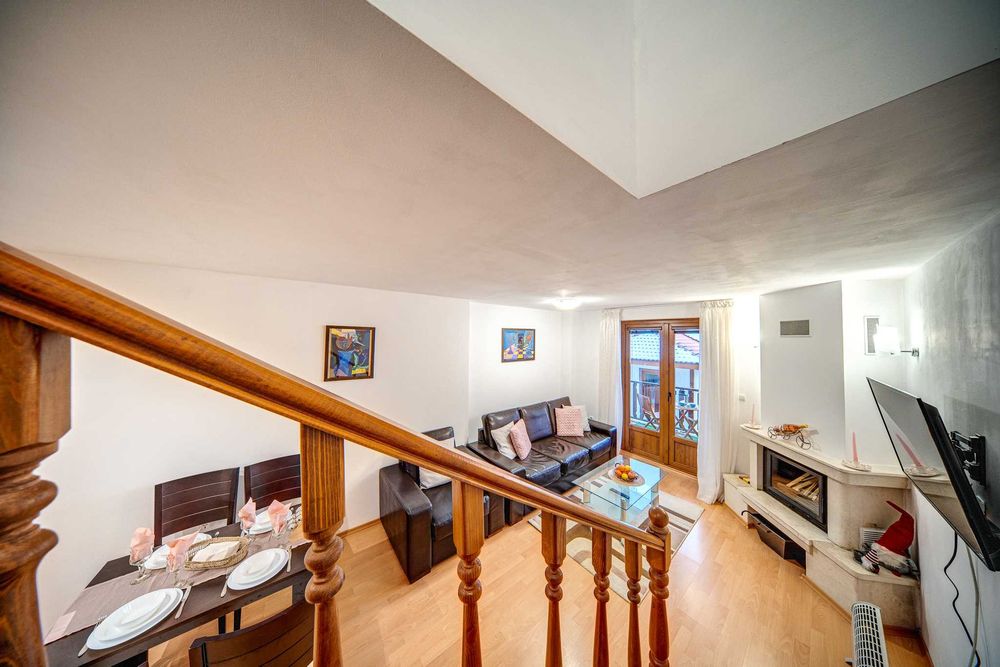 Мезонет с 2 спални MyPlace_Pamporovo, камина, комфорт и уют в Родопите