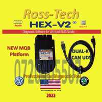 Tester Auto VCDS HEX-CAN V2 Pro MBQ HW1:1 SOFT original ARM STM32 USA