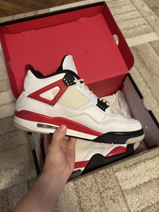 Vand Jordan 4 Red Cement 42