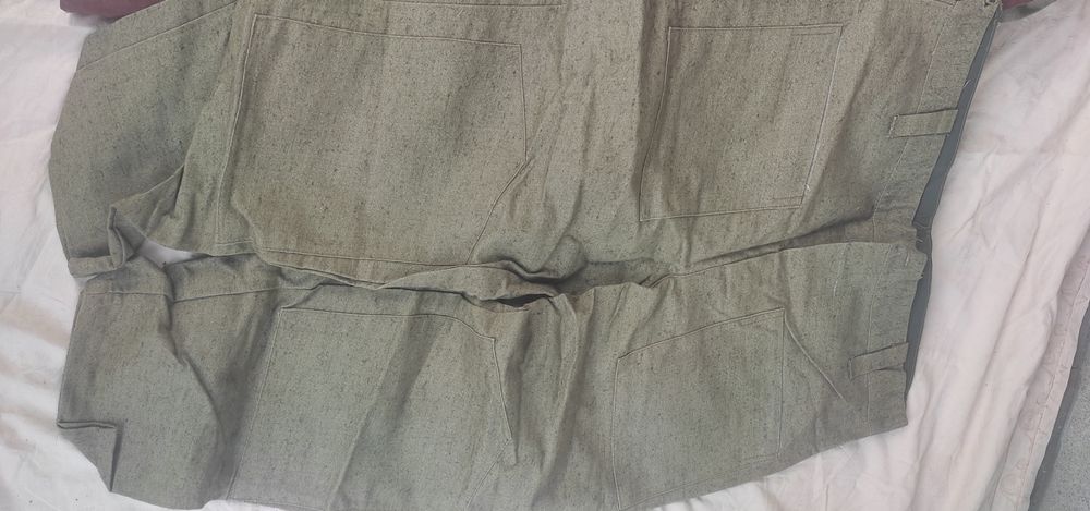 Брезентовый плащ, сварочные брюки