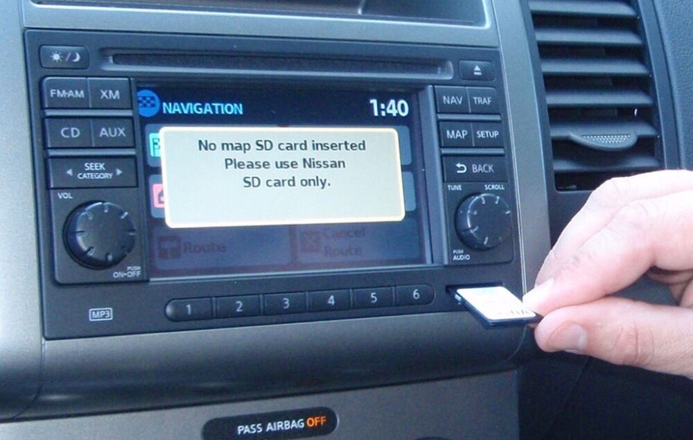 SD CARD navigatie Nissan Connect LCN 1/2/3 Juke Qashqai 2023