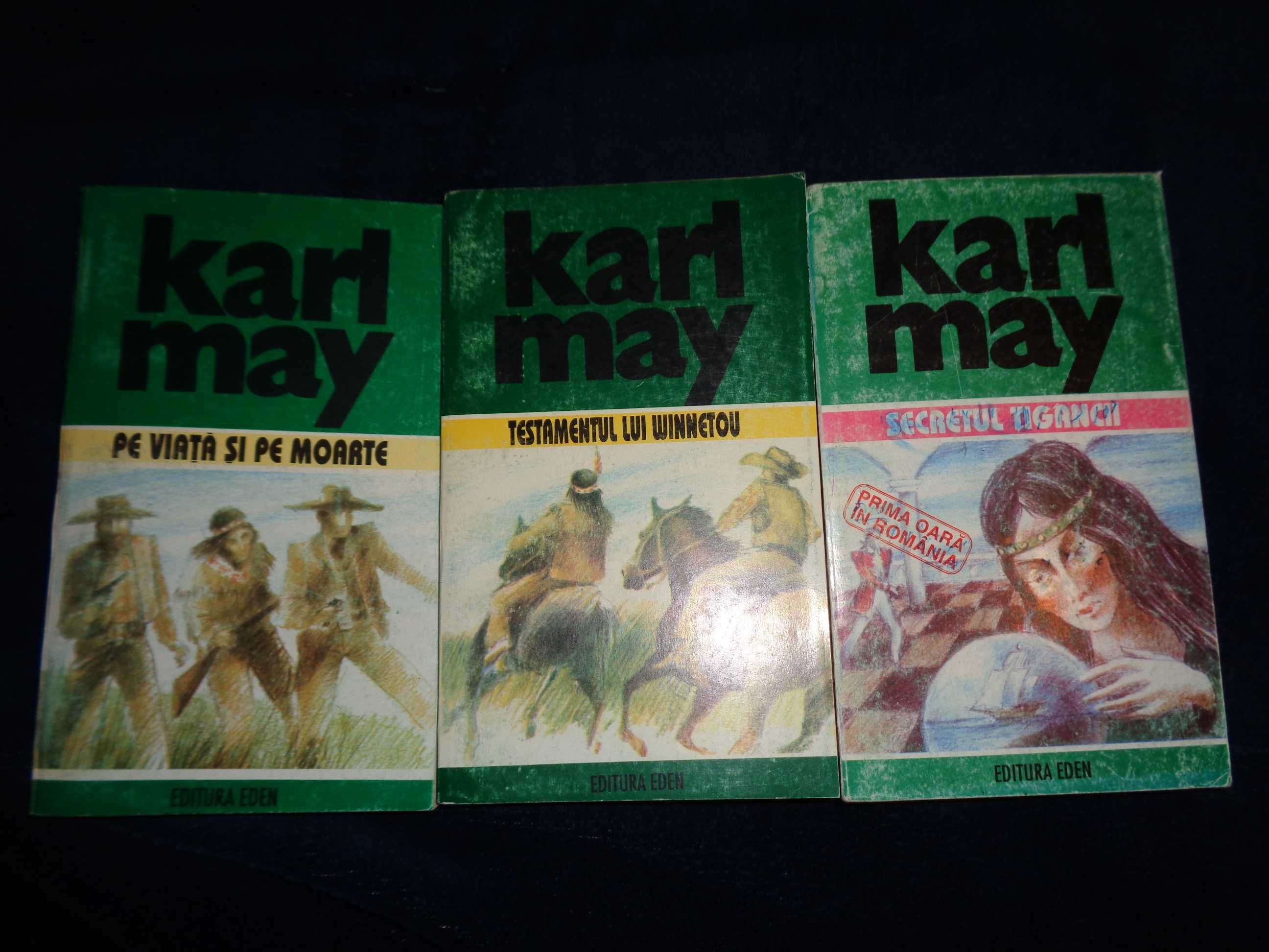 Karl May - Opere 15 volume - a se vedea descriere ,poze