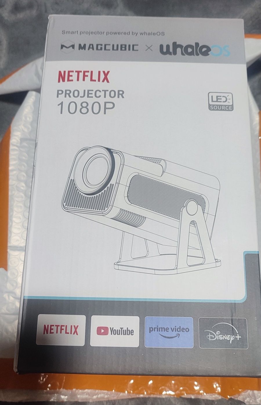 Videoproiector Smart Magcubic HY320NTV, Licenta Oficiala Netflix,1080p