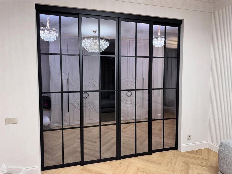 Раздвижные двери Двери-купе| Межкомнатные перегородки в стиле Loft