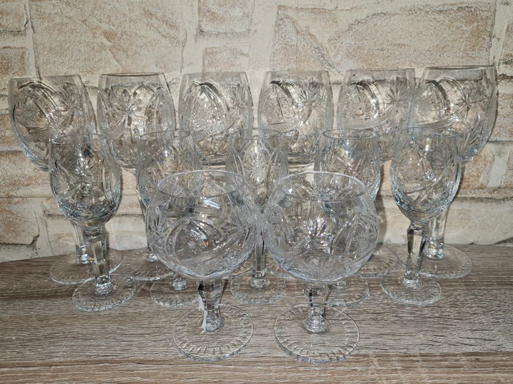 Set pahare de cristal - 13 piese