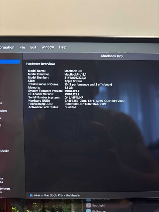 Apple MacBook Pro 16" 2021 M1 32RAM 1TB