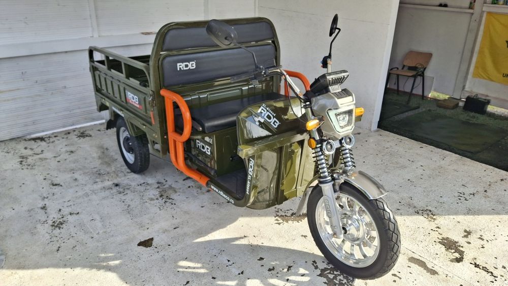 Triciclu electric Rdb XL-Klass4 70km autonomie Basculabil/Reductor