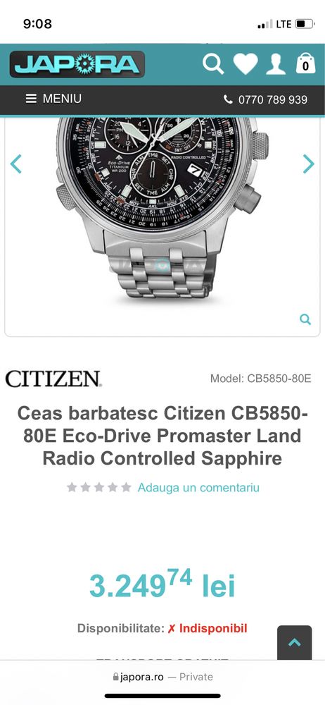 Citizen titan radio controlled