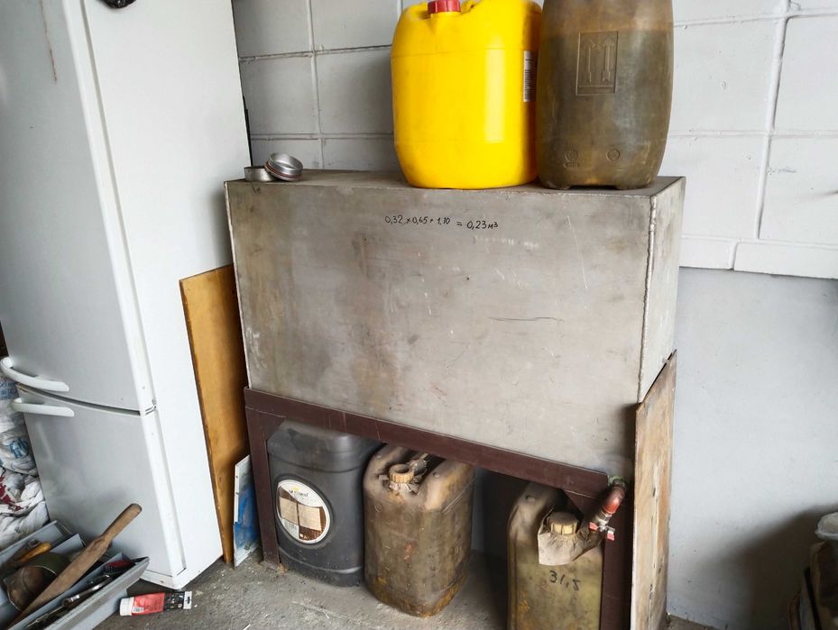 продается алюминиевая сварная емкость на 230 литров