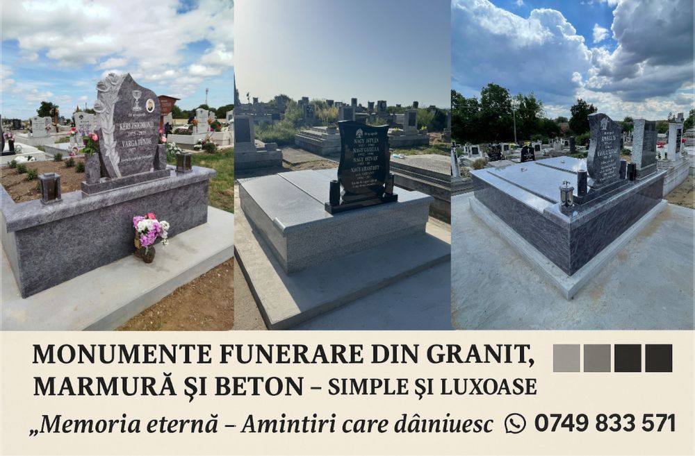 Monumente Funerare  Granit Marmura