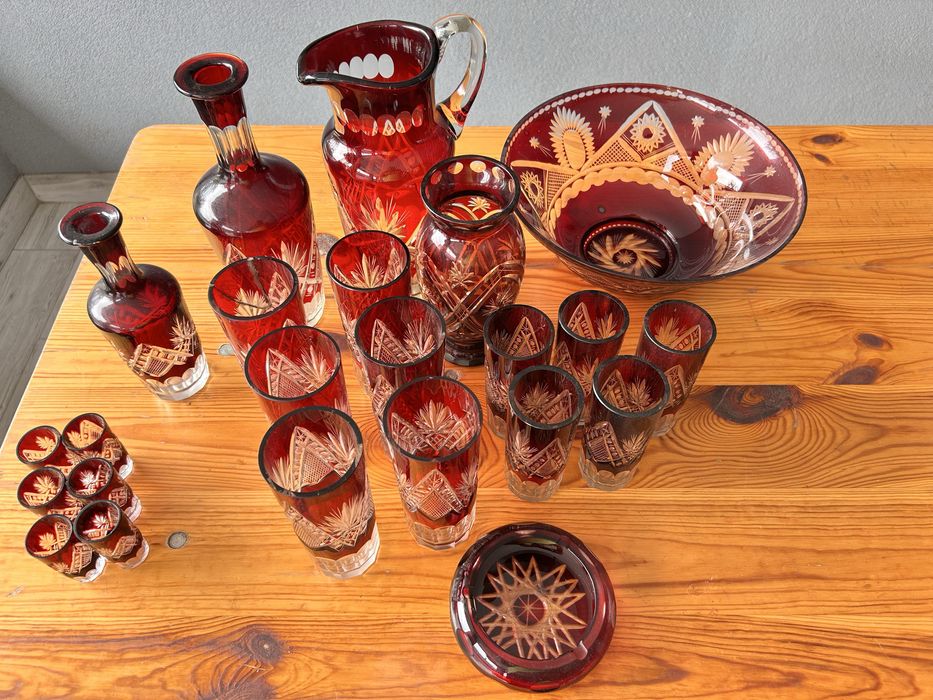 Set rubin roșu 23 piese