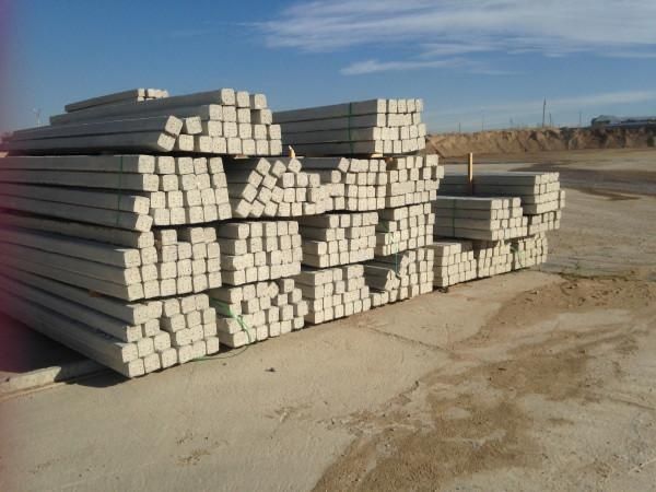 Бетонды қадалар. Шпаллер. Пасынка