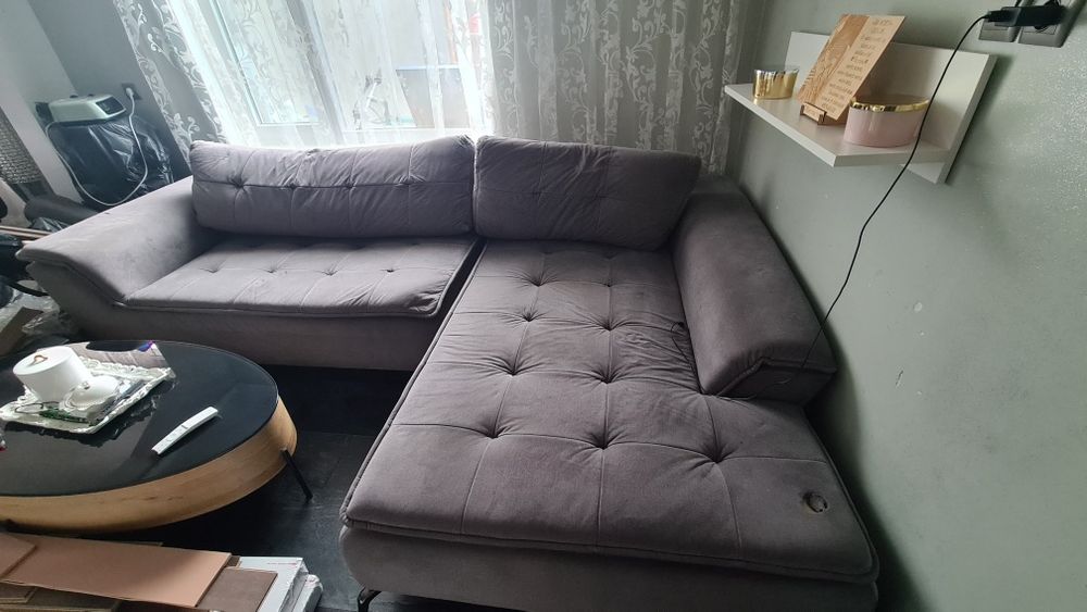 Ъглов диван +секция