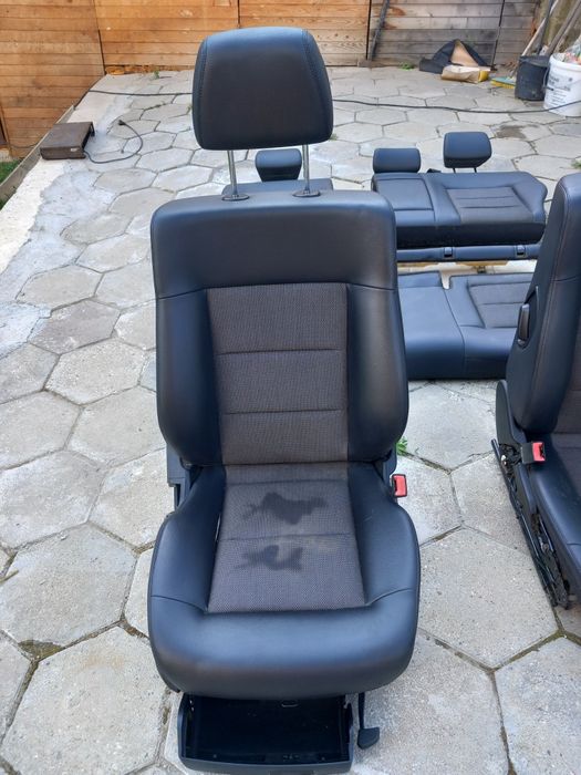 Продавам салон кожа+плат за мерцедес W212 КОМБИ