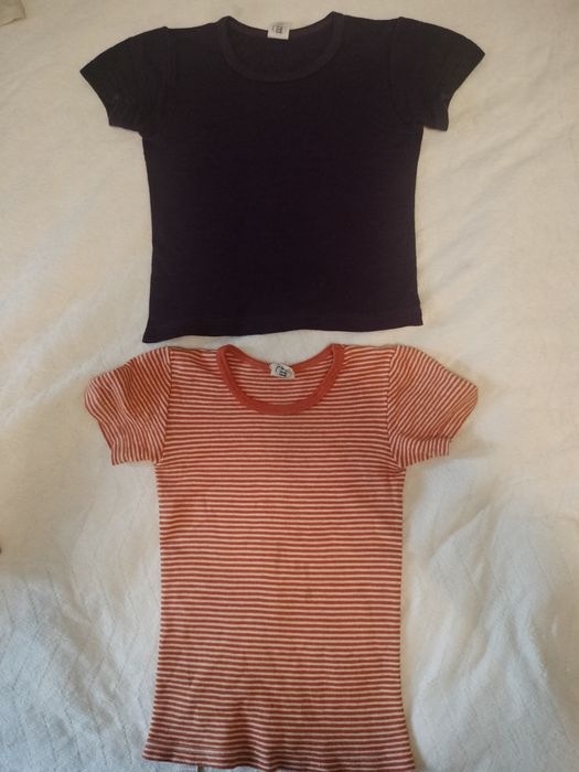 Vand lot bluze din Lana merinos cu matase, marini 122 - 128