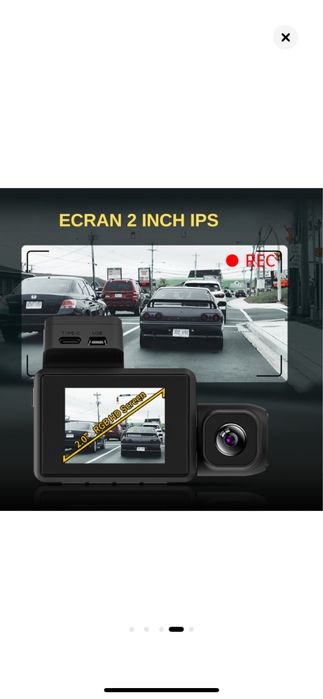 Camera de bord auto 4k card inclus