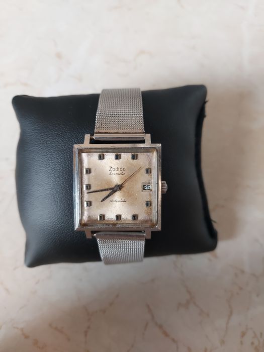 Ceas elvețian vintage Zodiac automatic Hermetic,anii 60,superb,servisa