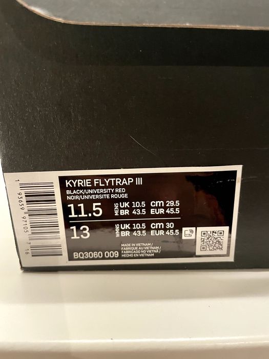 Nike Kyrie Flytrap 3 - size 45,5 - noi