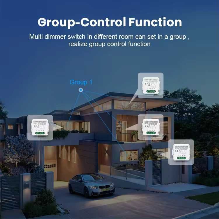 AVATTO N-DMS01 WIFI ДИМЕР модул за контрол на осветление 1/2C | TUYA