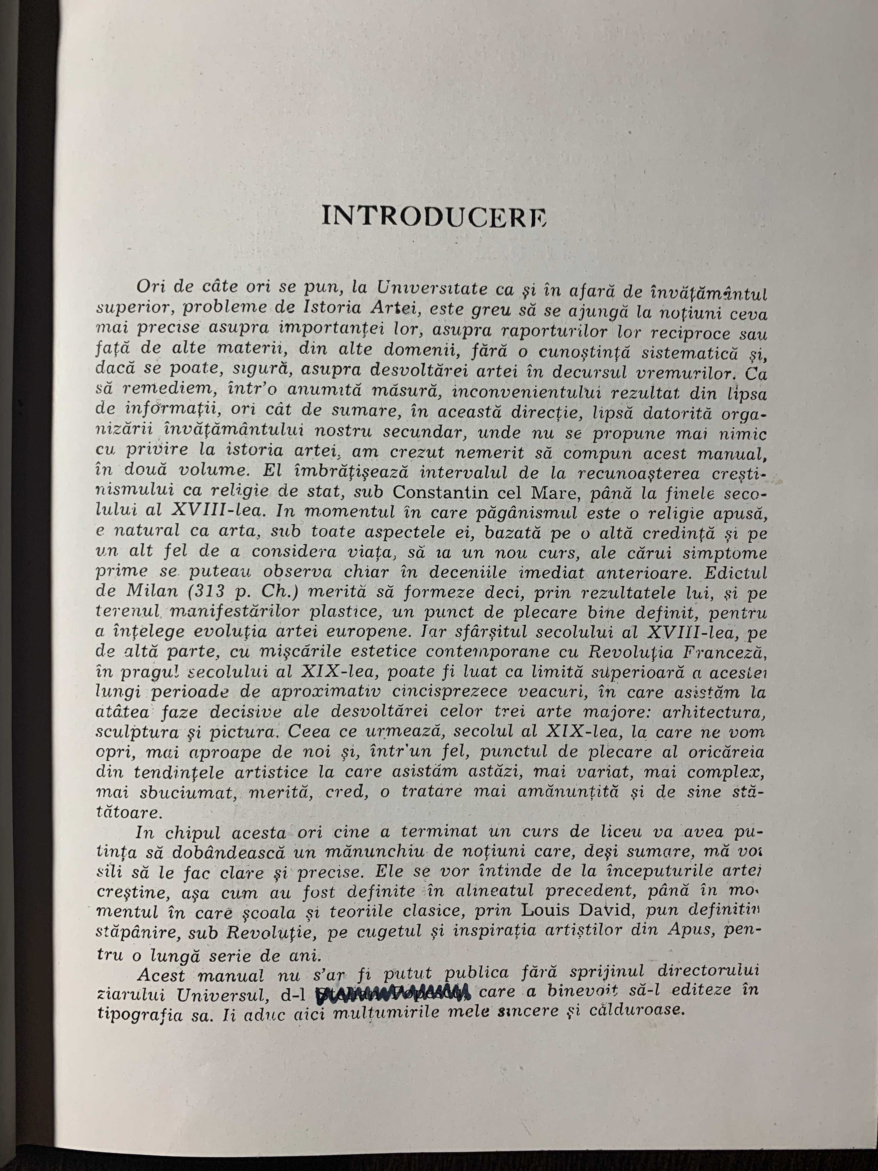 Manual de Istoria Artei - G. Oprescu, Vol I - IV