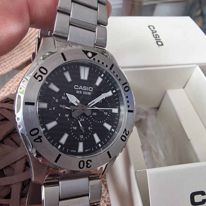 Ceas Casio Cronograf MTD-1086 baterie nouă