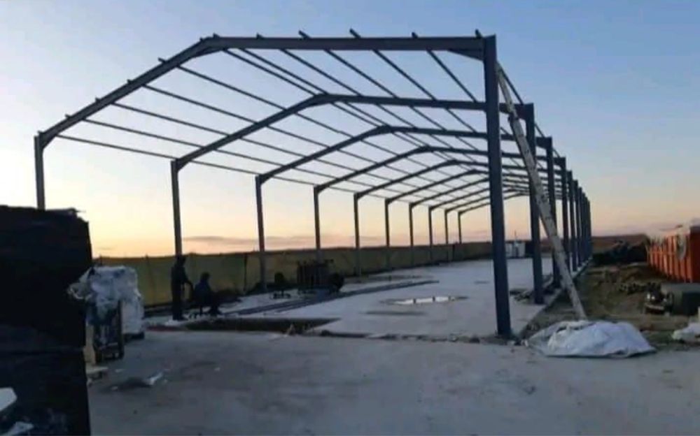 Fac hale metalice din europrofile accept variante auto