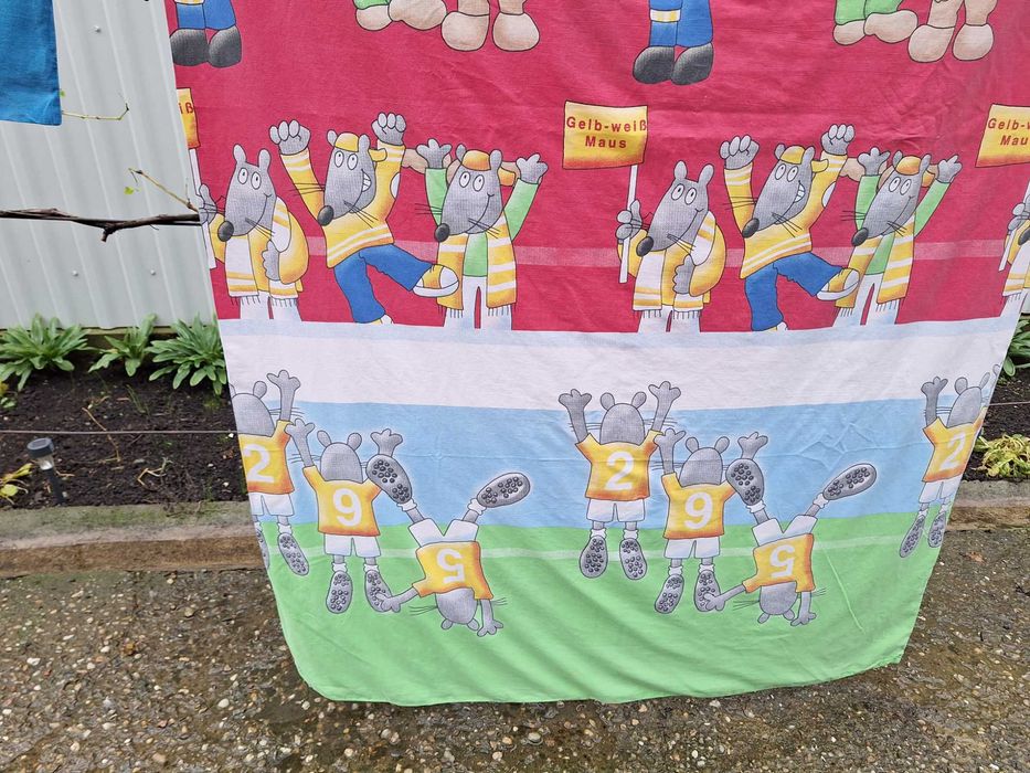Smurfs  - Lenjerie copii pat 1 persoana 130 x 200 cm