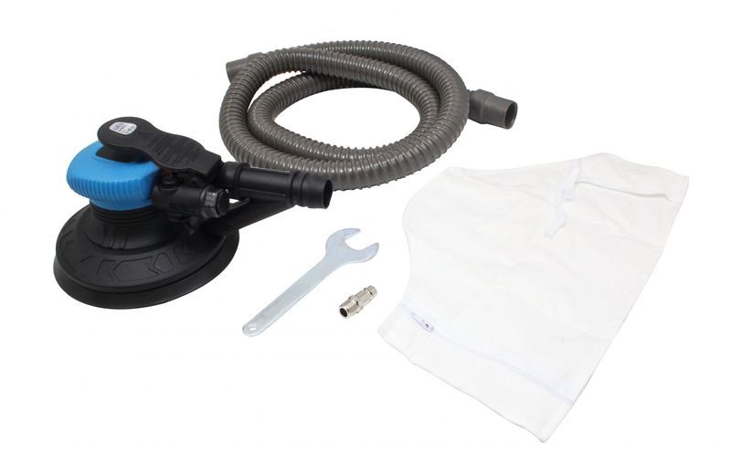Пневматичен ексцентършлайф орбитален с торба за събиране 150 мм satra