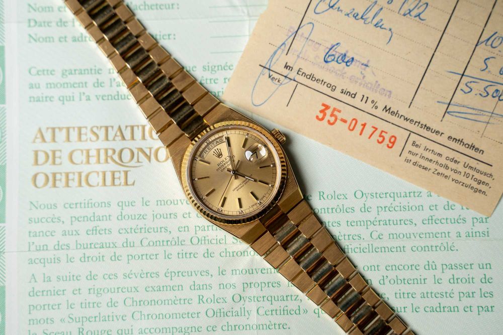 Rolex Oysterquartz Day-Date 19018