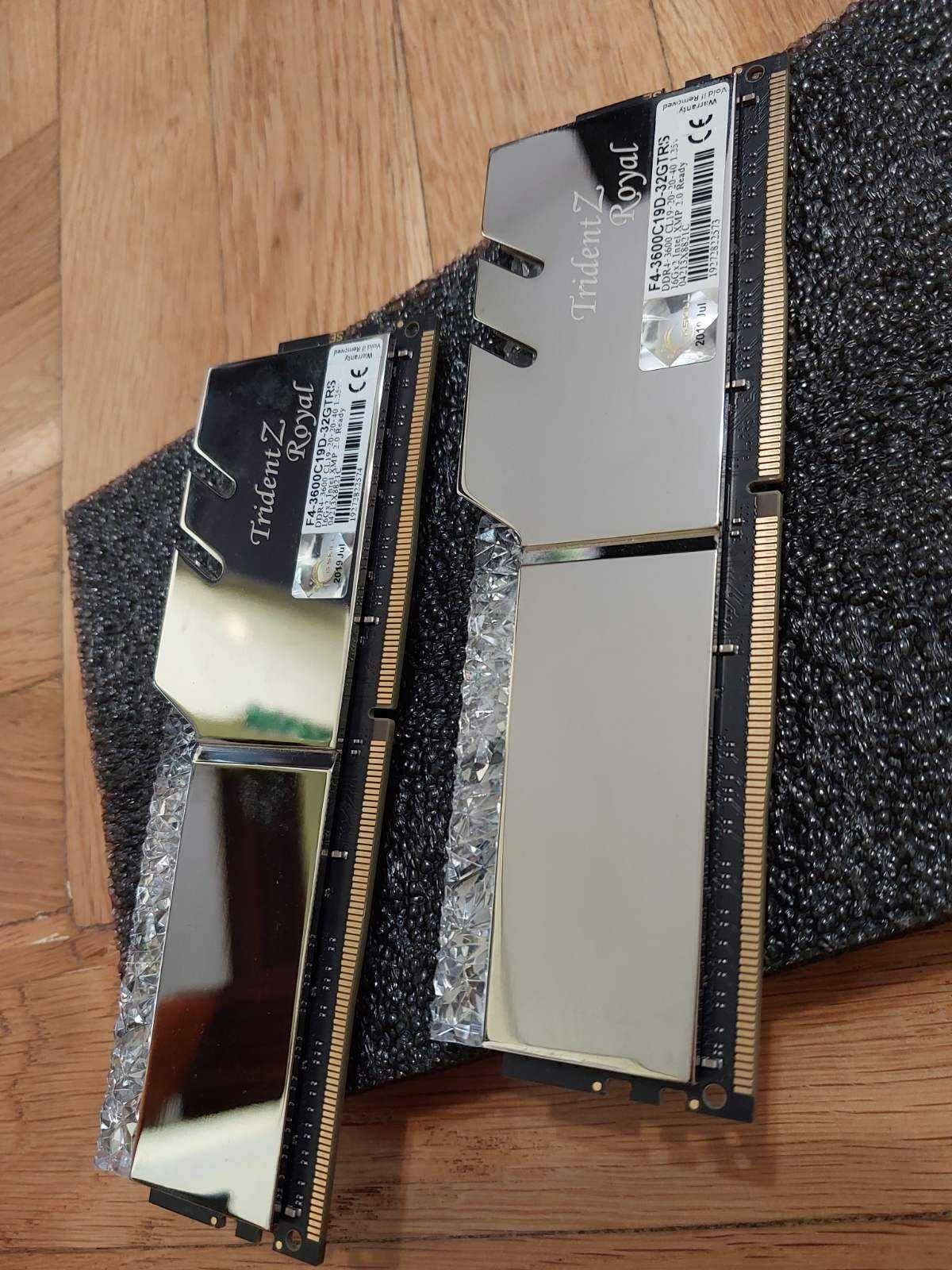 32GB G.Skill TridentZ Royal - Silver, 3600Mhz, CL19