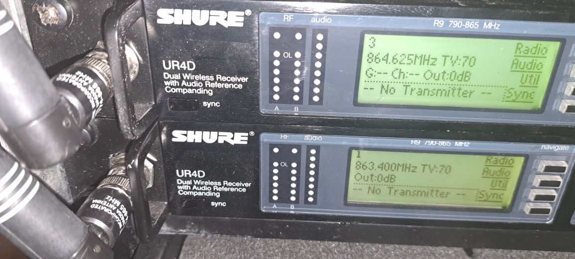 Set Shure UR4D  ,  Beta 87A ,  Ur1