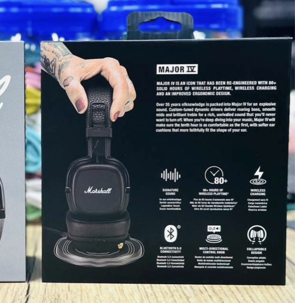 Marshall маршал маршел беспроводные наушники