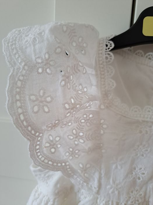 Rochie alba 9-12 luni