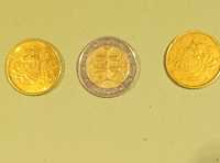 Vând monedă de 2 euro din 2009, monezi de 50 centi 2002 si 2015