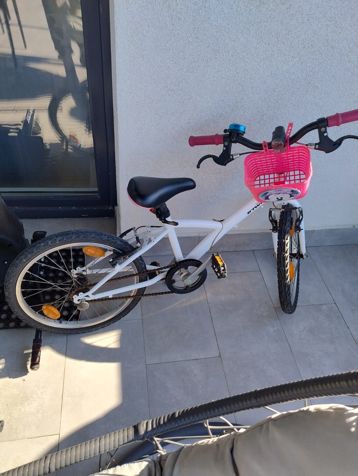 Bicicleta Fete 6-8 ani 18 inch cu cric