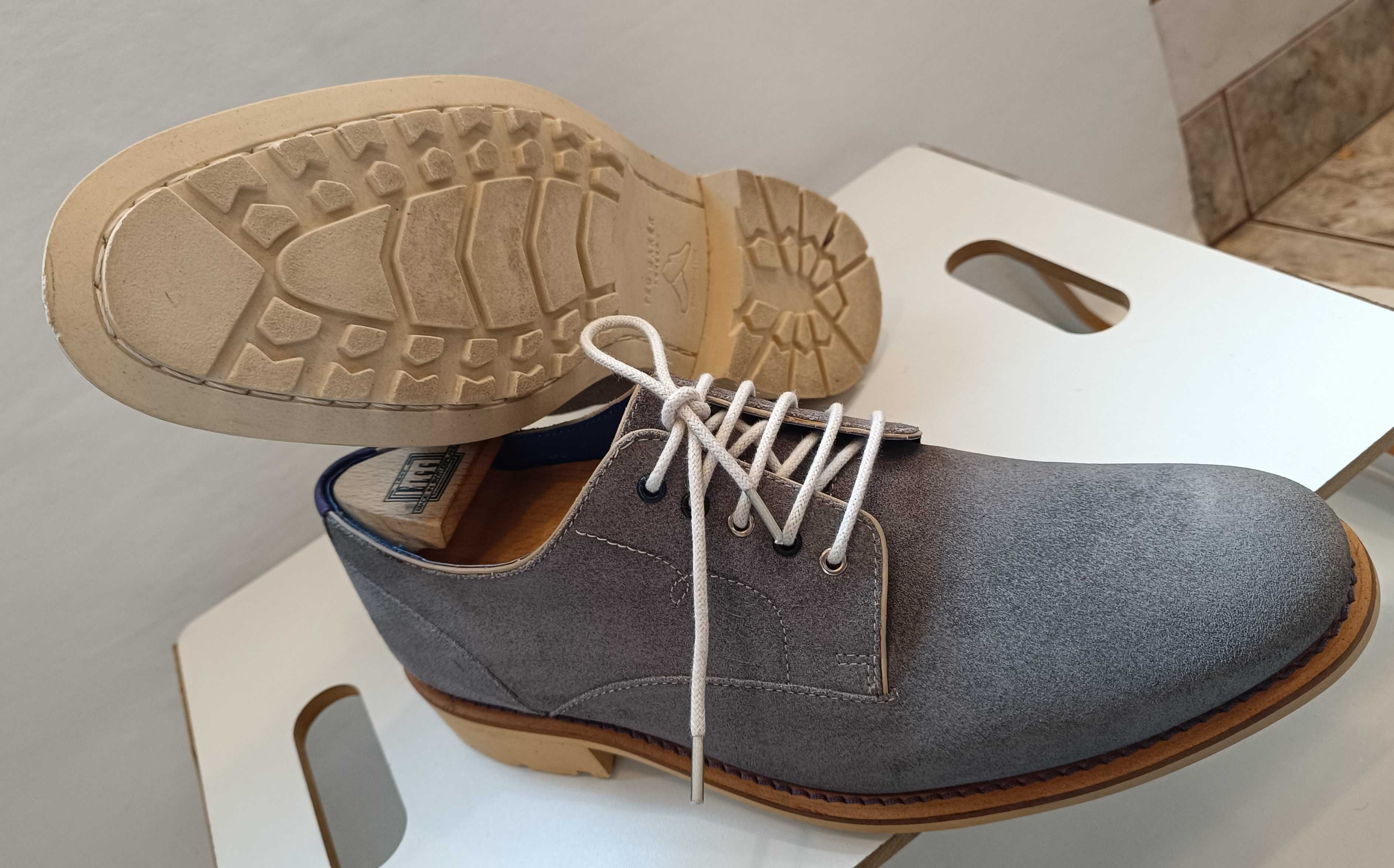Pantofi derby 41.5 42 premium Ted Baker London NOI piele naturala moal