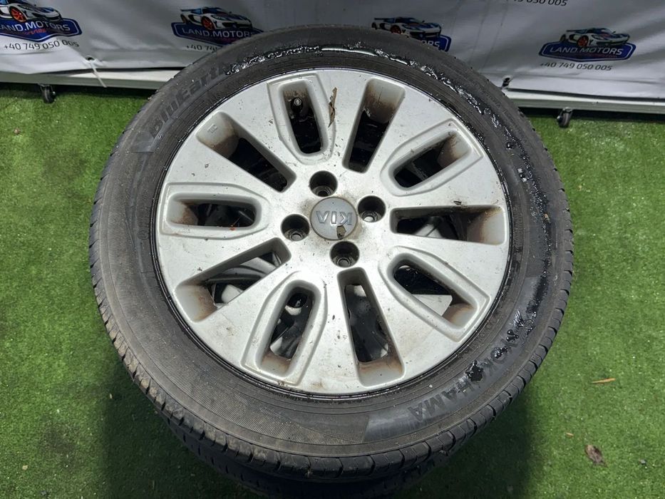 JANTE KIA R16 / 4x100 / RIO 2 / 6JX16 OFFSET 48 / 195/55 R16 /  + CAUCIUCURI (X4)
